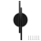 2 Cabinet Pulls,Half Round Black Cabinet Knobs,for Closets 1