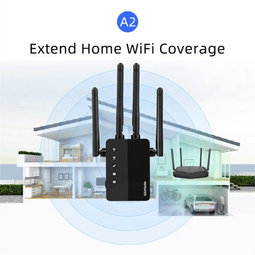 Ενισχυτής σήματος WiFi που υποστηρίζει μετάδοση μεγάλων αποστάσεων EU-PLUG 2