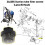 (1+4pk)244194 Kit de reparo de bomba e entrada UNF de 7/8 polegadas 246385 3