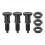 3pcs Push Fit Ball Nose Spring Plunger M10x1Thread 5mm Pin Dia. 1