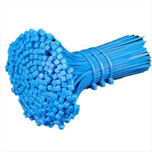 Abraçadeiras de nylon autotravantes para cabos, abraçadeiras de arame azuis 4x200 mm, 500 unidades