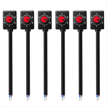 6-pack DC 0/1-10V knop LED-dimmer met draaiknop