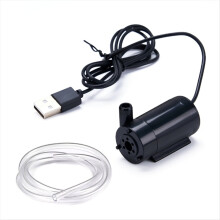Bomba submersível USB 1m Cabo para aquário 5V Baixa tensão