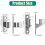 Gate Hinges, 304 Stainless Steel Gate Hinge 2
