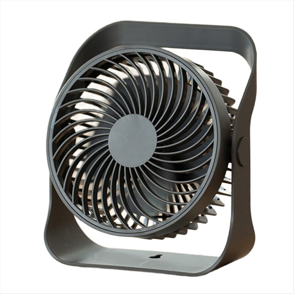 Desktop Can Be Wall Mounted Fan Handheld Rechargeable Fan Dark Gray-image-OPC-PMFZDDJ-NEW