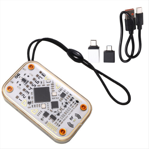 Copiatrice RFID, lettore di schede IC con identificazione multi frequenza portatile, scrittore, fotocopiatrice, chiave smart card con portachiavi ID 125 kh, chiave IC da 13,56 MHz, schede T5577 da 125