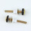 Kit de remplacement de 2 vis pour abattant de toilette, fixation robuste 6
