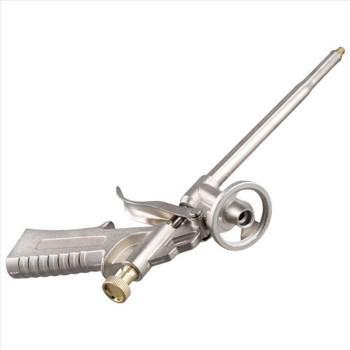 Expanding Foam Applicator Metal Blowing Tool Foam Caulk Tool Silver 1