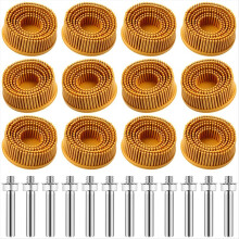 12 stücke 2 Zoll Pinsel Disc Grit Schleif Pinsel Discs mit Griff