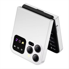 A50 Pro Flip Phone Dual SIM Card GSM Automatic Call Recording White