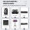 GM1.1 MicrofoonHandheld Karaoke Microfoon Zwart EU-stekker 1