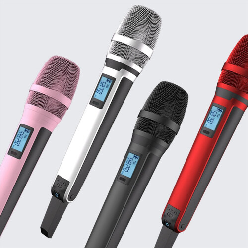 GM1.1 MicrofoonHandheld Karaoke Microfoon Roze EU-stekker 1