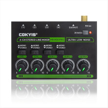 MIX400 PRO 4 Channel Sound Mixer with RGB Light EU PLUG