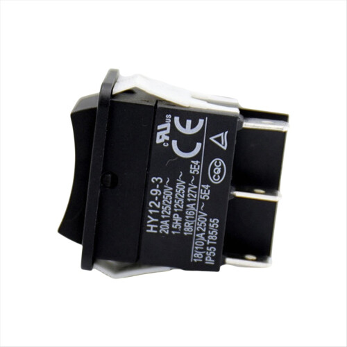 Διακόπτης Rocker, HY12-9-3 6Pins Βιομηχανικός Ηλεκτρικός Διακόπτης Rocker