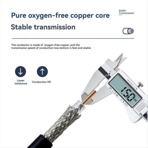 Câble de communication coaxial 20 m à faible perte pour transfert d'antenne 2