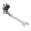 72 Teeth Adjustable Angle Steel Oil Pipe Open Ratchet Wrench Tool 3