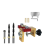Woodworking Doweling Jig Kit Adjustable Wood Dowel Punch Locator 2