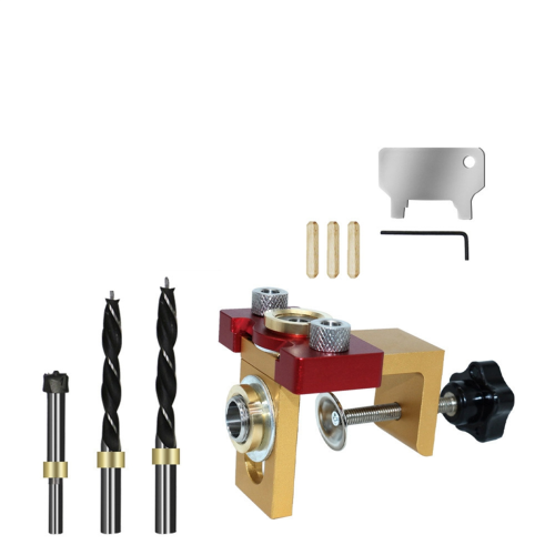 Woodworking Doweling Jig Kit Adjustable Wood Dowel Punch Locator 1