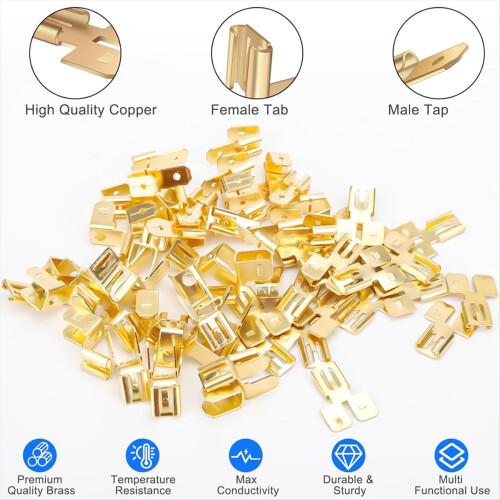 60PCS Electrical Spade Connector Splitters Kit 1