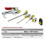 5pc Air Blow Apparatus Accessory Kit,Connection Air Nozzle Blow Set 6