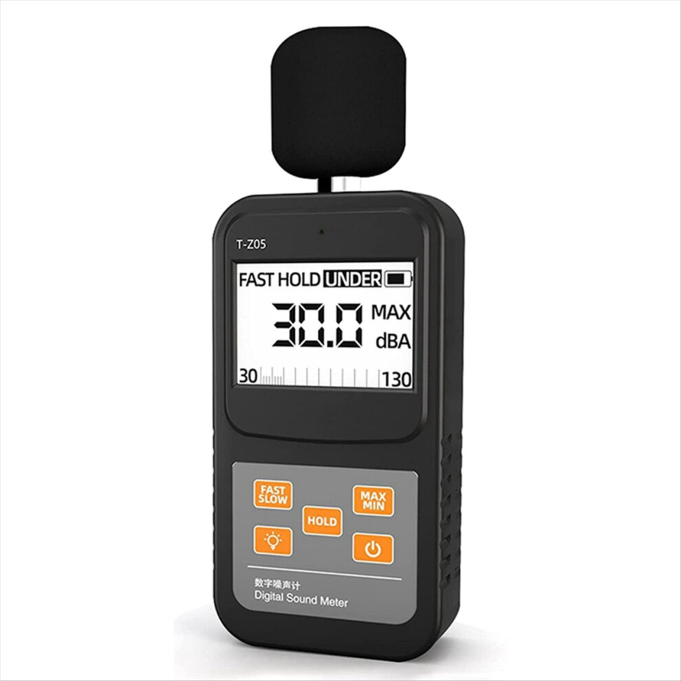Digital Sound Level Meter Handheld Spl Meter, Audio Noise Measure 4853121309455