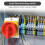 Main Switch Circuit Breaker 25A 4-Pin Rotary Switch 6