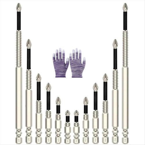 Visulong Drill Bits, Visulong High-Magnetic Screwdriver Drill Bit Set