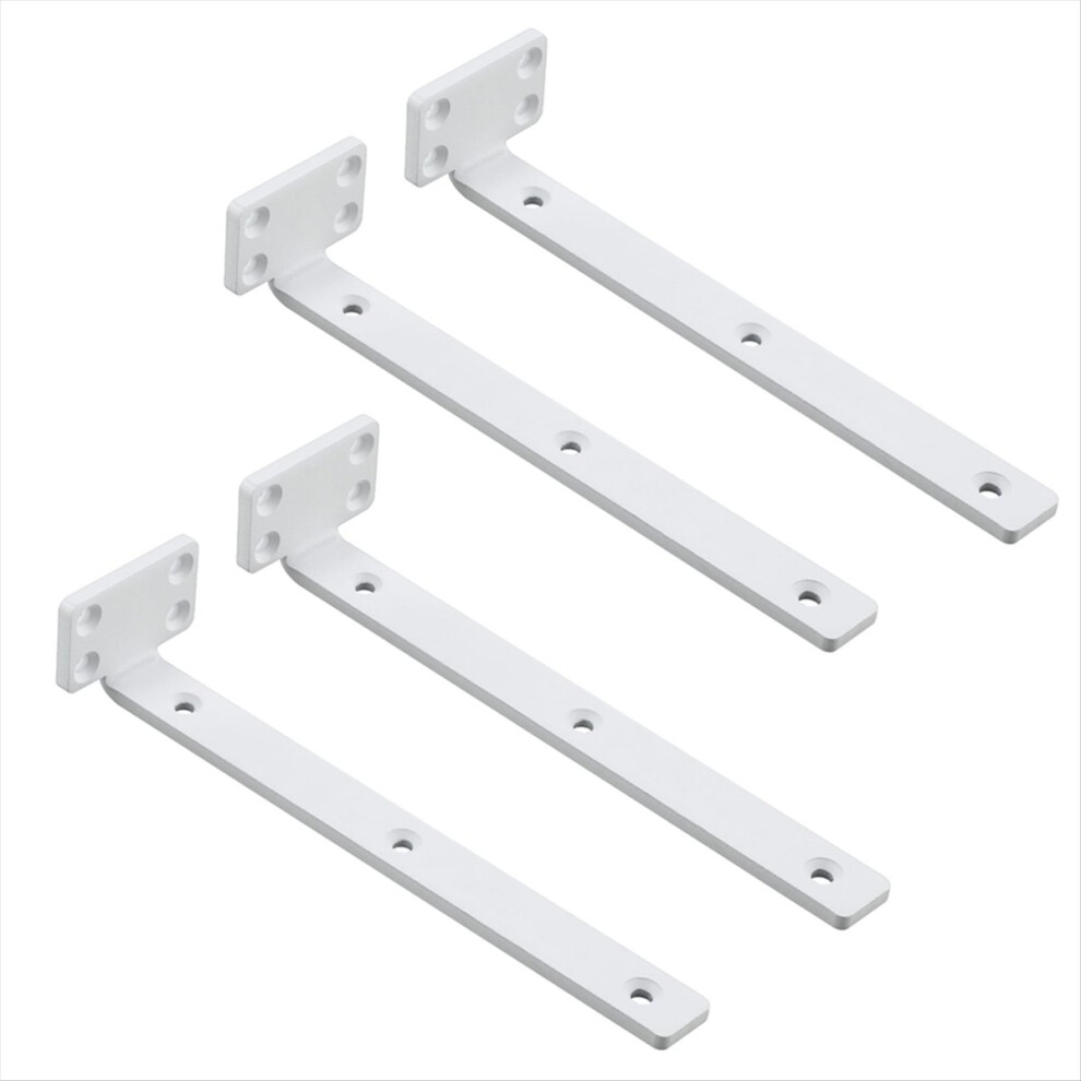 4Pack Floating Shelf Bracket 8 Inch, Industrial Heavy Duty Shelf 4853121311106