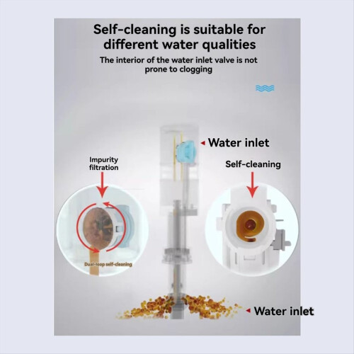 High Performance Universal Toilet Fill Valve Replacement Kit Plastic 1