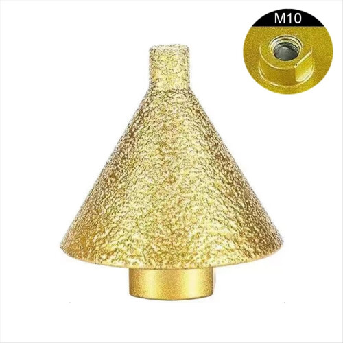 Diamond Chamfer Bit M10 Thread, Polishing Opener for Chamfering 1