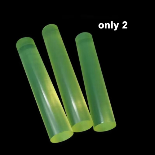 2Pcs Solid Polyurethane Round Bar Diameter High Elastic Rubber PU 1