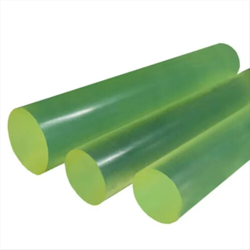 2Pcs Solid Polyurethane Round Bar Diameter High Elastic Rubber PU 2