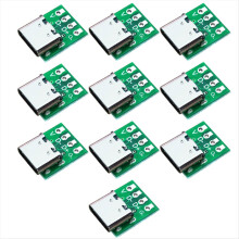 10 PCS TYPE-C USB3.1 16 Pin Female to 2.54mm Type C Connector