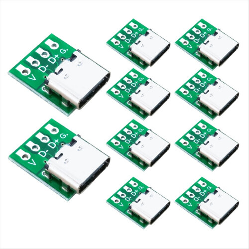 10 PCS TYPE-C USB3.1 16 Pin Female to 2.54mm Type C Connector 2