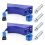 2PCS Propane Tank Holder Cylinder Mounted Bracket with Screws Blue 1