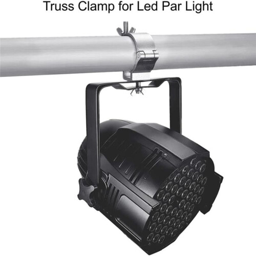 10 peças de grampos de treliça de 2 polegadas, grampos de luz de palco de alumínio 2