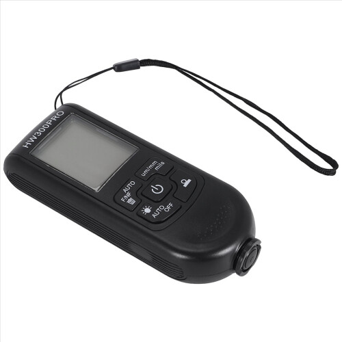 Digital Backlight LCD Film Meter Paint Thickness Tester Tool Black 2