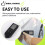 Digital Backlight LCD Film Meter Paint Thickness Tester Tool Black 6