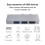 Για Pro 8 USB C Hub, 4K - Συμβατός προσαρμογέας + Αναγνώστης 5