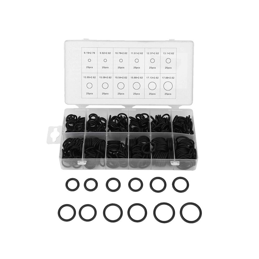 300Pcs O-Ring Nbr O-Ring Sealing Ring Gasket Washer Kit 4853121334259