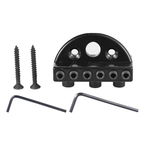 6-String Guitar Strings Lock Nut Headless Electric Set Guitar Bridge