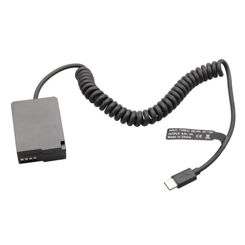 DMW-BLC12 Ψεύτικη μπαταρία DMW-DCC8 PD Σύνδεσμος USB-C για GX8