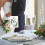 20 peças - Suporte para cartão de lugar de 3,35 polegadas, suporte para números de mesa para casamento B 4