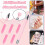 Stifte-Set, 2 Wachsstifte mit 32 Wachsen (Pink) 4