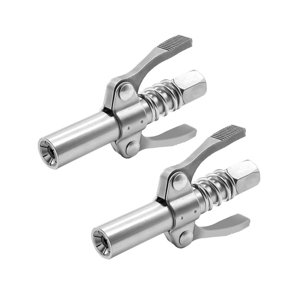2Pcs Double Handle Grease Nipple Coupler 4853121330244