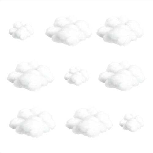 9PCS Clouds Decorations for Ceiling 1