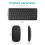 Wireless Bluetooth Keyboard Mouse Three Mode Keyboard Black 3