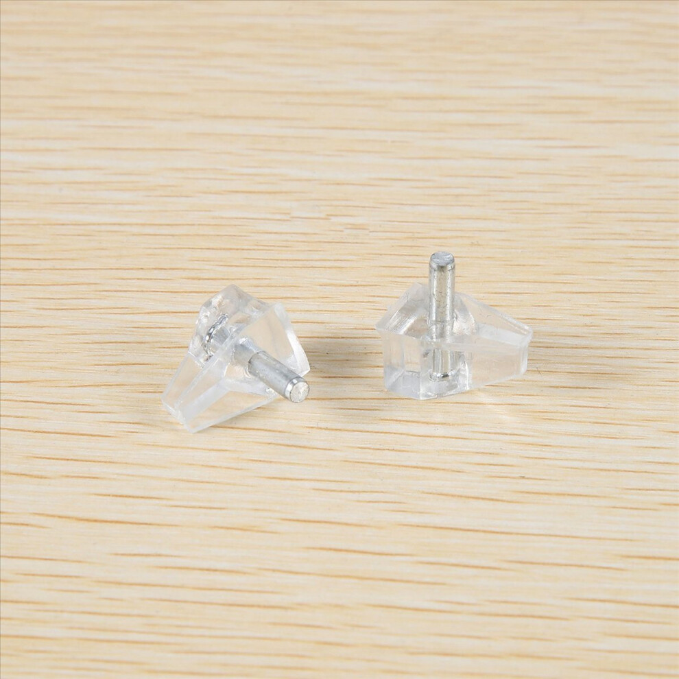 50 Pcs 3 Mm Shelf Pins Clear Support Pegs For Kitchen Furniture 4853607791743