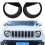 Front Headlight Bezels Trim Cover for 2015-2018 (Black) 2