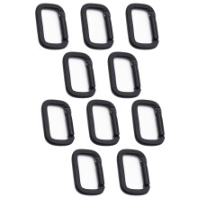Mountaineering Button D Shape Spring Buckle Aluminum Backpack Buckle
